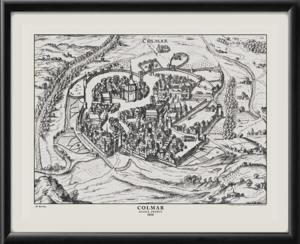 Colmar France 1616 Petrus Bertius