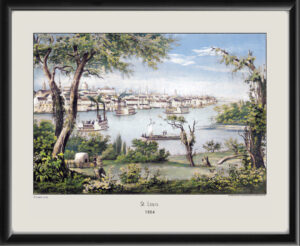 St. Louis MO 1854 Henry Lewis