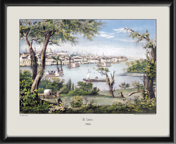 St. Louis MO 1854 Henry Lewis