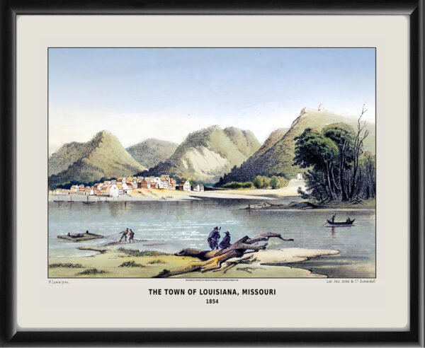 Louisiana MO 1854 Henry Lewis