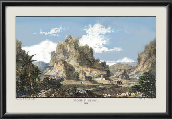Mount Sinai Israel 1820 William Westall