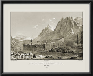 The Covent of St. Catherine - Mount Sinai 1830 Leon Leborde
