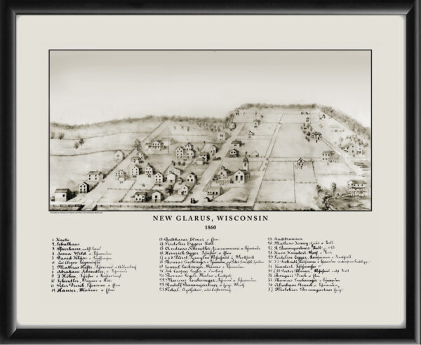 New Glarus, Wisconsin 1860