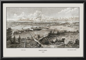 Denver CO 1880 J.M. Bagley