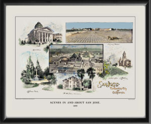 San Jose CA 1895, Scenes In and About San Jose Charles Graham
