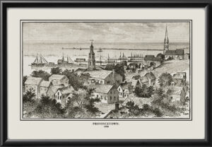 Provincetown MA 1890 from the Gazetteer of the State of Massachusetts by Rev. Elias Nason
