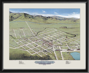 Salinas, California, 1875 by Augustus Koch.