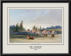 Fort Vancouver W.T. 1845 Henry James Warre