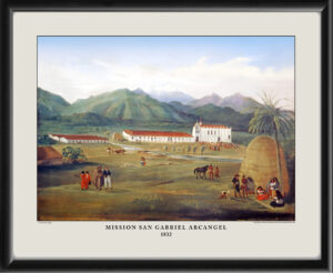 Mission of San Gabriel 1832 Ferdinand Deppe