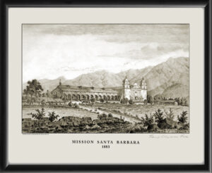Mission Santa Barbara 1883 Henry Chapman Ford