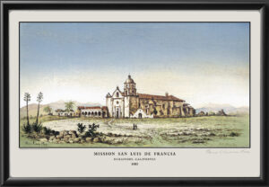 Mission San Luis Rey de Francia Oceanside CA 1883 Henry Chapman Ford