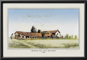 Mission San Juan Bautista CA 1883 Henry Chapman Ford