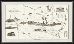 White Mountains NH 1852 Franklin Leavitt