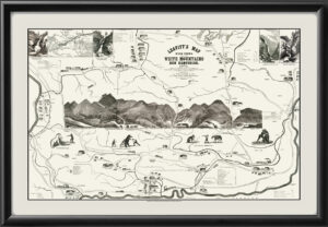 White Mountains NH 1871 Franklin Leavitt
