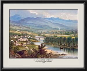 Plymouth NH 1860 Robert Wilkie on the Pemigewasset and Baker Rivers