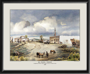 El Paso TX - 1850 John Russell Bartlett Color