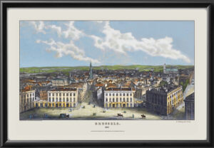 Brussels Belgium 1845 engraved by S. Davenport
