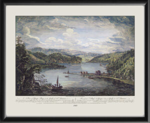 Gaspe Bay in the Gulf of St. Laurence 1760 Color