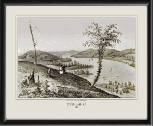 Otsego Lake NY 1851 Edwin Whitefield