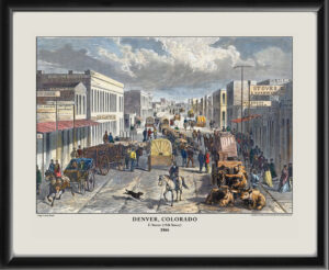 Denver CO F. Street (15th St) 1866