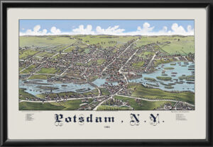 Potsdam NY 1885 Lucien R Burleigh
