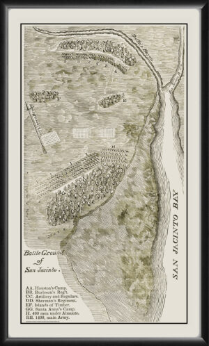 San Jacinto TX 1846 Battleground