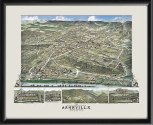 Asheville NC 1891 Color