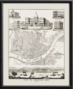 Cincinnati, Covington & Newport 1850