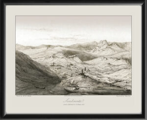 Sombrerete Mexico 1829 located in the Mexican state of Zacatecas. Emily Elizabeth Ward