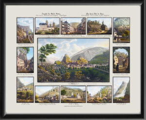 Sion (Sitten) Switzerland 1831 Johann Baptist Isenring