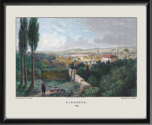 Florence Italy 1856 Lieut. Col. Robert Batty