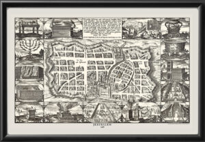 Jerusalem Israel 1609 by Jan Paedts and Jan Bouwertss