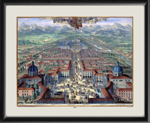 Turin Italy 1682 engraved by Romeyn de Hooghe