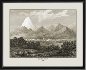 Teheran Iran 1840 Universal Atlas