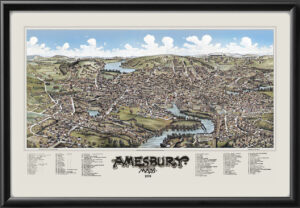 Amesbury MA 1890 Color