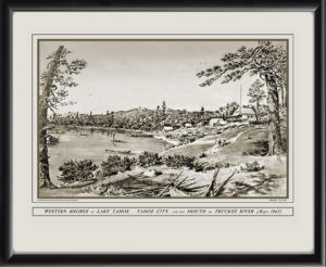 Lake Tahoe CA 1865 Edward Vischer