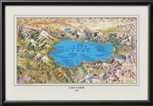 Lake Tahoe, California & Nevada 1935