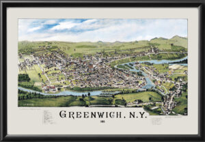 Greenwich NY 1885 (Color)