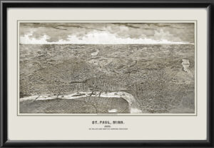 St. Paul MN 1888 - ice palace and winter carnival souvenir