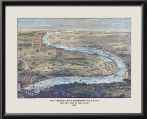 Oxford and Cambridge England 1875 Boat Race