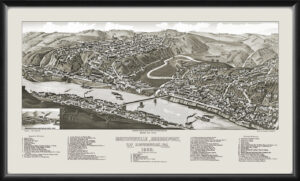 Brownsville, Bridgeport, W. Brownsville, Pa. 1883