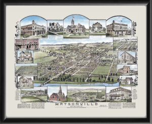 Watsonville CA 1895 (Color)