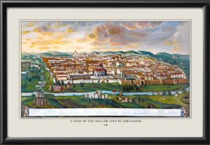 A View of the Walled City of Jerusalem, c. 1740