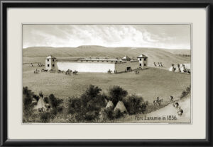 Fort Laramie WY 1836 Merritt Dana Houghton