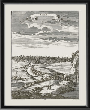 Tokyo (Edo) Japan 1683 by Alain Mannesson Mallet