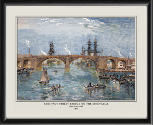 Philadelphia PA Chestnut St Br Schuylkill 1873