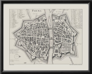 Parma Italy 1688 Matthaeus Merian