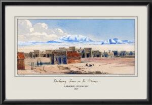 Laramie WY 1869 Thomas Kennet-Were - Railway Town on the Prairie