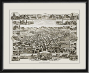 Napa CA 1889 E.S. Moore