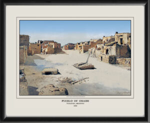 Street in the Pueblo of Oraibi, Tusayan, Arizona, 1888 De Lancey Gill